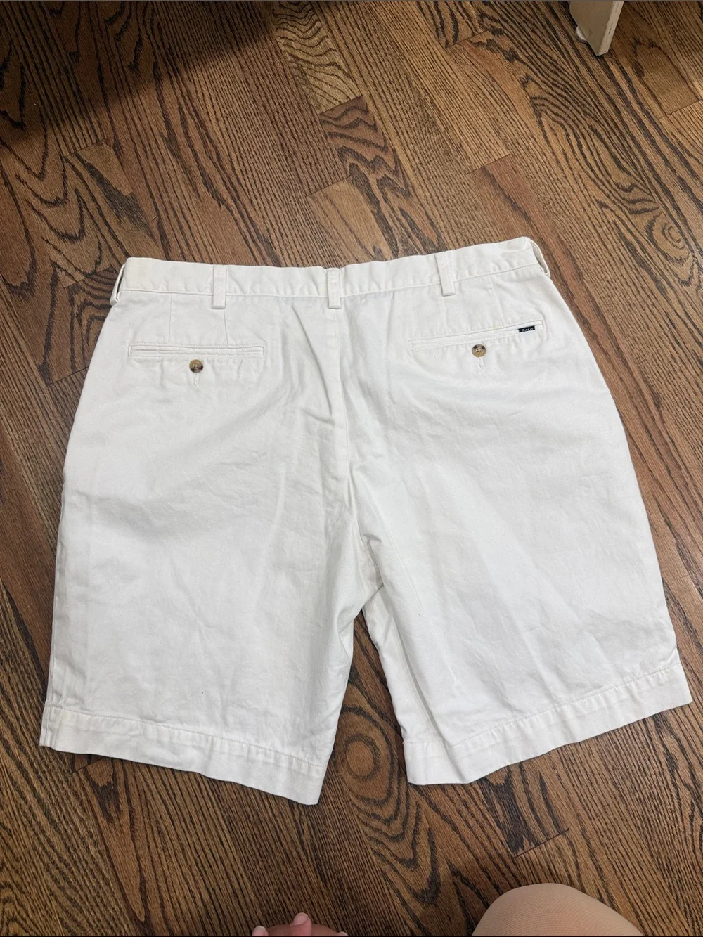 Polo by Ralph Lauren Men’s White Cotton Classic Fit 9” Size 36 Shorts